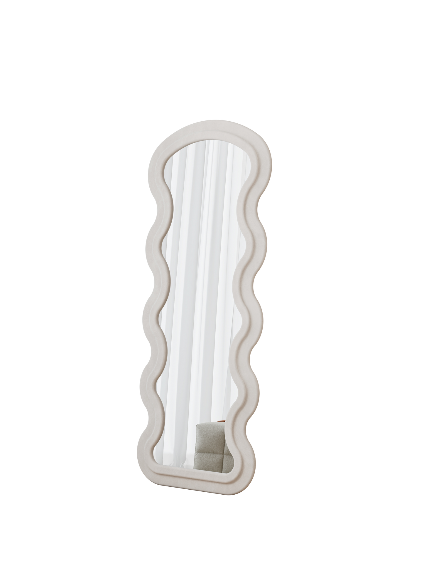 cream white mirror W347P235490