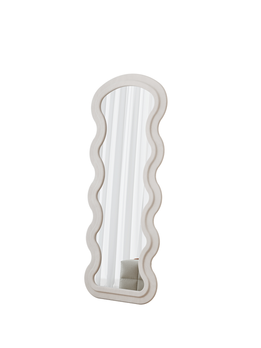 cream white mirror  W347P235490