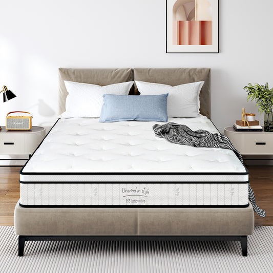 Full Size Mattress,10 Inch Hybrid Mattress, Individually Pocketed Innerspring, Medium Firm  W2889P310466