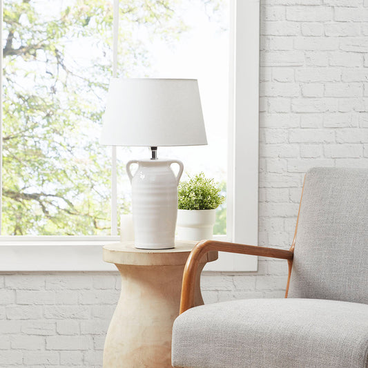 Ceramic Table Lamp with Handles  B03596577
