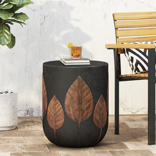 Outdoor LightWeight Concrete Side Table  73440