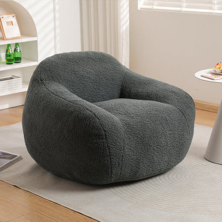 Bean Bag Chair ,Bean Bag Sofa for Adults Comfy Beanbag Giant Bean Bag Chair with Spacious Design Bean Bag Couch with Armrest Large Bean Bag Chair with Memory Foam Filler for Living Room Bedroom  W2200P247795