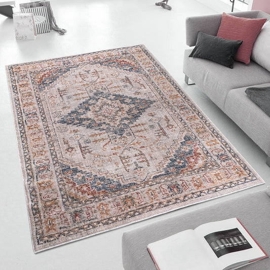 Vintage Medallion Woven Area Rug  B03598002