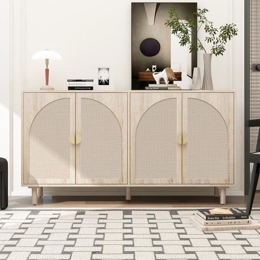 4 Door Cabinet, Suitable for Bedroom, Living Room, Study  W688134377