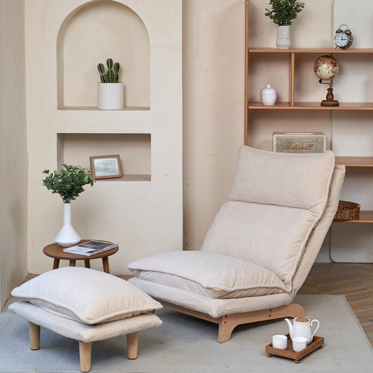 Lazy sofa balcony leisure chair bedroom sofa chair foldable reclining chair leisure single sofa functional chair  W24463599