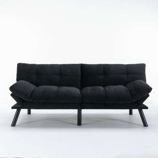 Black Convertible Folding Modern sofa Bed W570124914