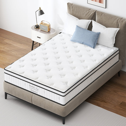 King Size Mattress,10 Inch Hybrid Mattress, Individually Pocketed Innerspring, Medium Firm  W2889P310465