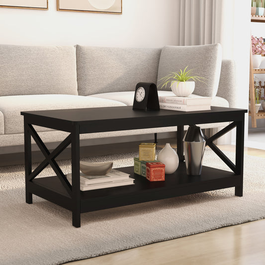 Coffee Table Oxford End Table-Black Color  W28215275